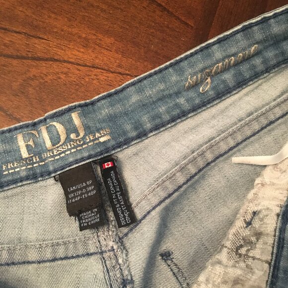 French Dressing Jeans Light Blue Suzanne Canadian Designed Jeans - Picture 9 of 16